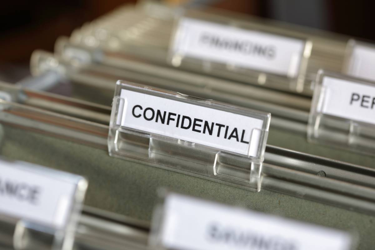 featured image for what is a confidential document